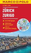 MARCO POLO Cityplan Zürich 1:12 000. 1:12'000