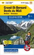 Grand-St-Bernard - Dents du Midi Nr. 22 Wanderkarte 1:60 000. 1:60'000