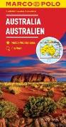 MARCO POLO Kontinentalkarte Australien 1:4 000 000. 1:4'000'000
